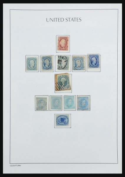 Stamp collection 31323 USA 1847-1995.