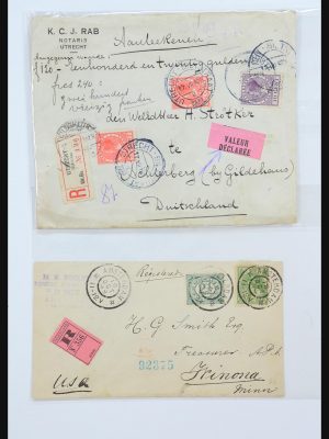Stamp collection 31360 Netherlands covers 1852-1960.