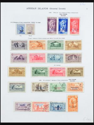 Stamp collection 31367 Italian Aegean Islands 1913-1934.