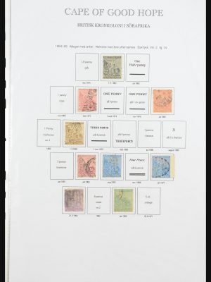 Stamp collection 31385 British colonies in Africa 1864-1980.