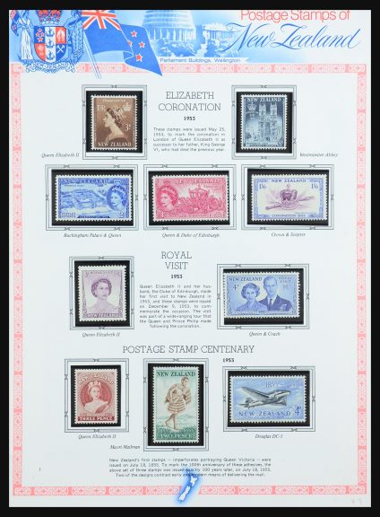Stamp collection 31386 New Zealand 1953-1989.
