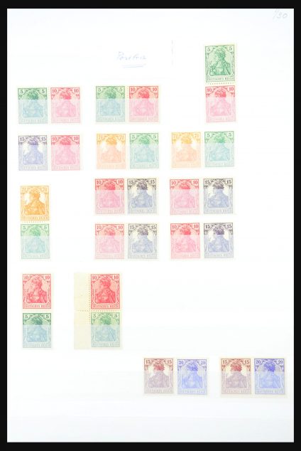 Stamp collection 31391 German Reich MNH combinations 1913-1941.