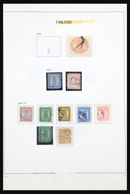 Stamp collection 31427 Finland 1856-1990.