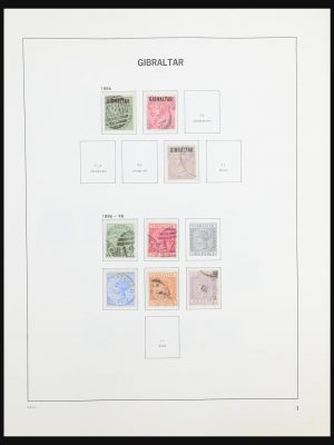 Stamp collection 31437 Gibraltar 1886-1995.