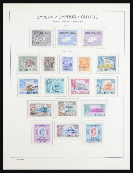 Stamp collection 31438 Cyprus 1960-1995.