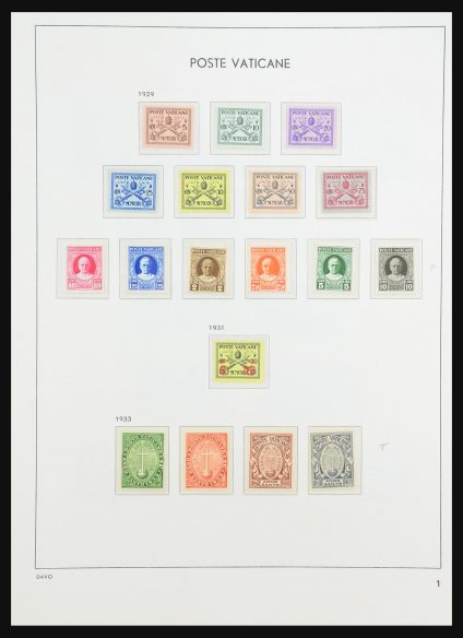 Stamp collection 31445 Vatican 1929-2006.