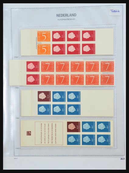 Stamp collection 31470 Netherlands stamp booklets 1964-2006.