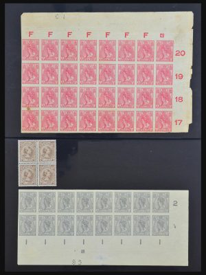 Stamp collection 31471 Netherlands blocks of 4 1891-1999.