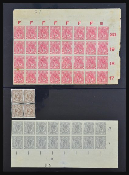 Stamp collection 31471 Netherlands blocks of 4 1891-1999.