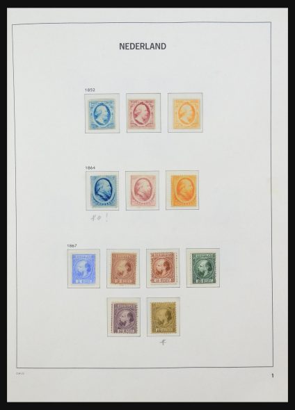 Stamp collection 31472 Netherlands 1852-1952.