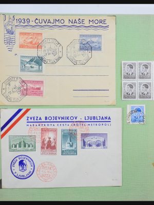 Stamp collection 31504 Yugoslavia 1910-1940.