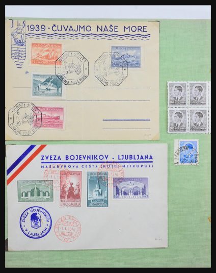 Stamp collection 31504 Yugoslavia 1910-1940.