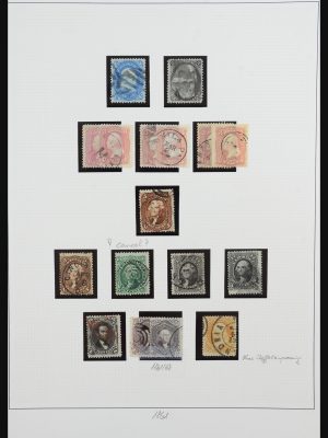 Stamp collection 31507 USA 1861-1972.