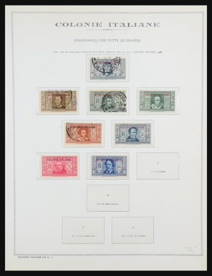 Stamp collection 31511 Italian colonies 1893-1941.