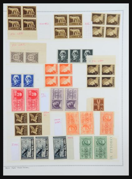 Stamp collection 31512 Italy specialties 1900-1955.