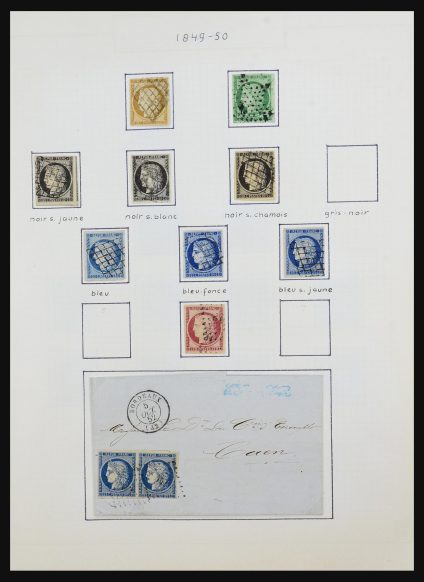 Stamp collection 31525 France 1841-1973.