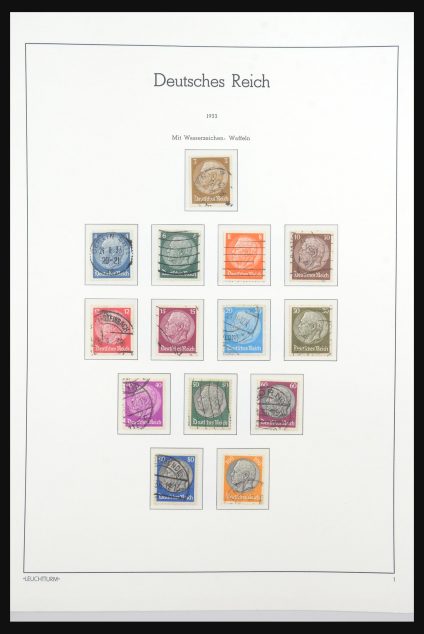 Stamp collection 31532 German Reich 1933-1945.