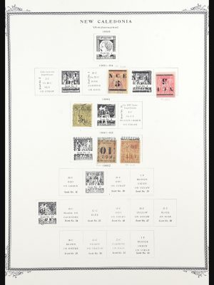 Stamp collection 31535 French colonies 1881-1190.