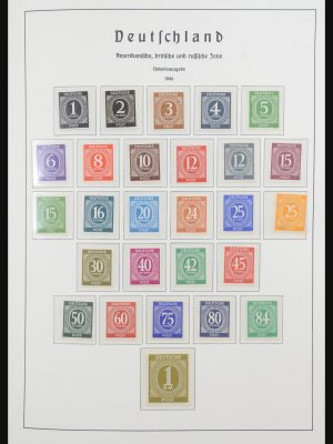 Stamp collection 31536 German Zones 1945-1949.