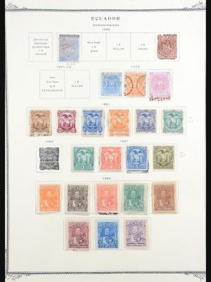 Stamp collection 31541 Ecuador 1865-1977.