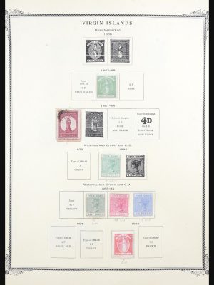 Stamp collection 31552 British Virgin Islands 1867-2000.