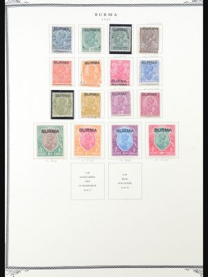 Stamp collection 31553 Burma and Ceylon 1857-1991.