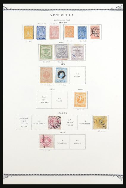 Stamp collection 31554 Venezuela 1859-1983.