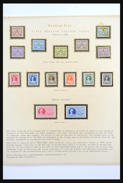 Stamp collection 31556 Vatican 1929-1958.