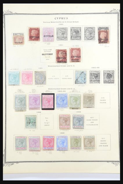 Stamp collection 31560 Cyprus 1880-1991.