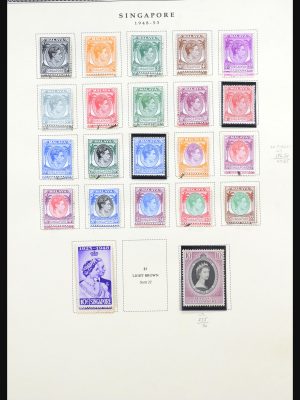 Stamp collection 31561 Singapore 1948-1984.