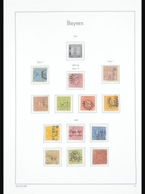 Stamp collection 31563 Bavaria 1850-1920.