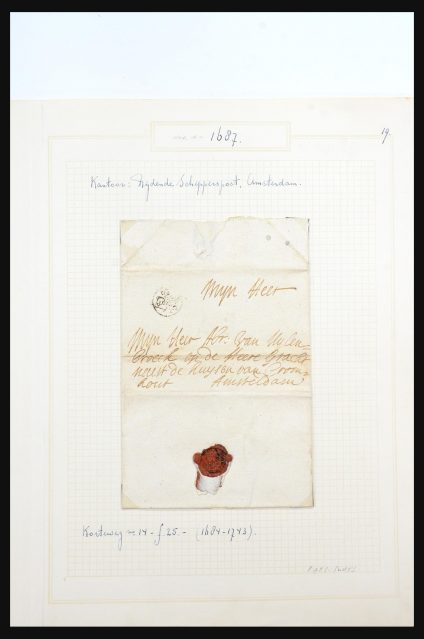Stamp collection 31567 Netherlands covers 1687-1869.