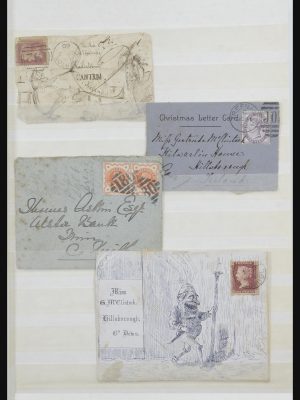 Stamp collection 31579 Ireland covers and FDC's 1860-1975.