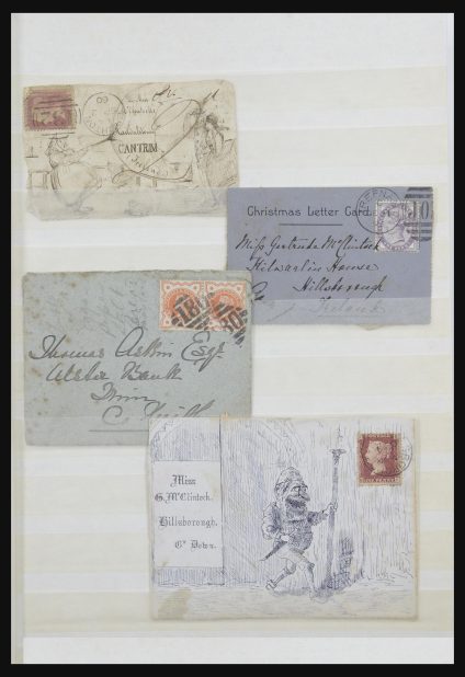 Stamp collection 31579 Ireland covers and FDC's 1860-1975.