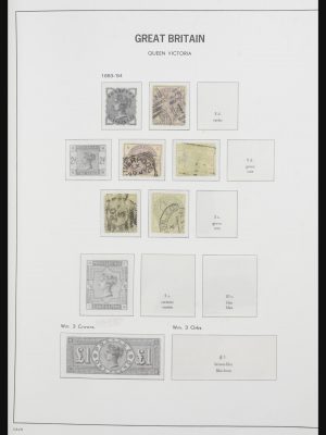 Stamp collection 31606 Great Britain and territories 1840-1950.