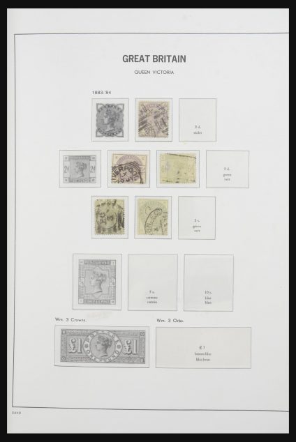 Stamp collection 31606 Great Britain and territories 1840-1950.