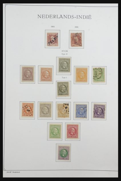 Stamp collection 31615 Dutch east Indies 1864-1949.