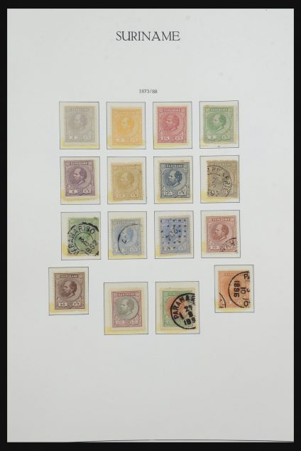 Stamp collection 31616 Suriname 1873-1975.