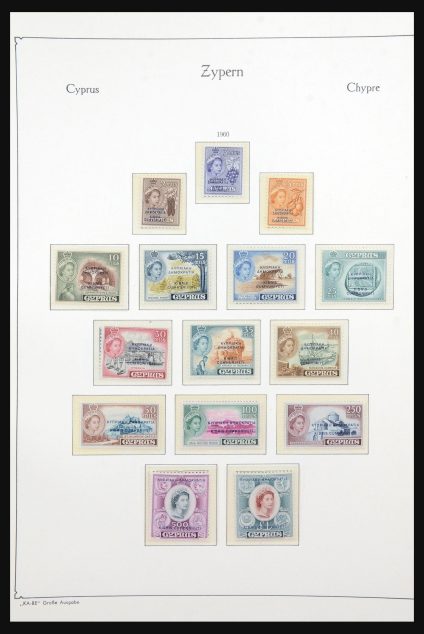 Stamp collection 31628 Cyprus 1960-1984.