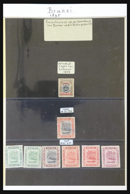 Stamp collection 31631 British colonies in Asia 1869-1972.