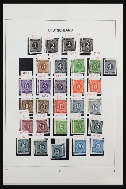 Stamp collection 31635 Bundespost 1949-2000.