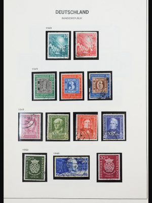 Stamp collection 31637 Bundespost 1949-1989.