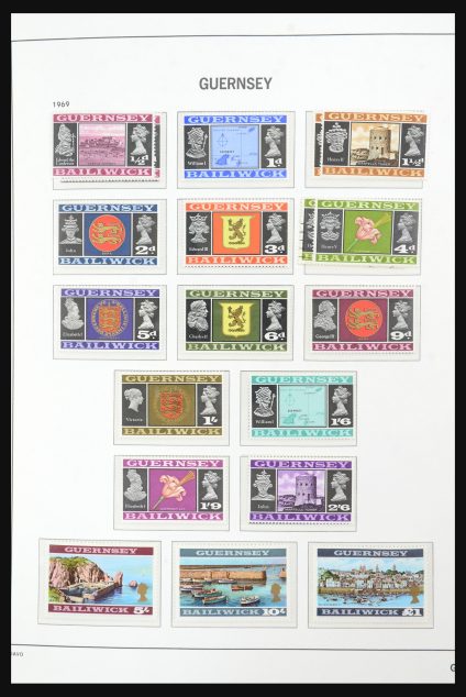 Stamp collection 31643 Guernsey 1969-2005.