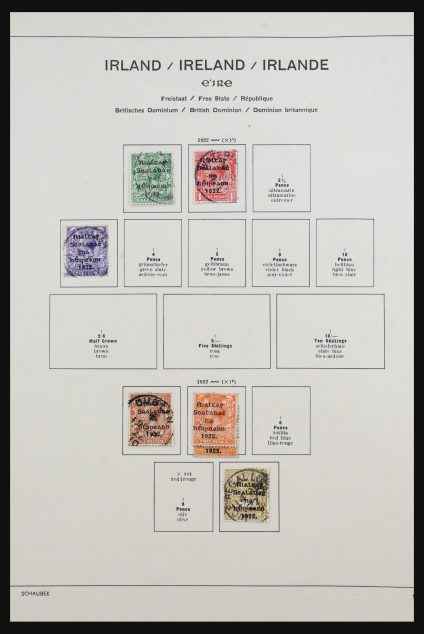 Stamp collection 31645 Ireland 1922-1989.