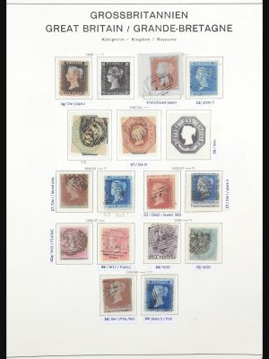 Stamp collection 31653 Great Britain 1840-1951.