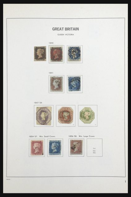 Stamp collection 31679 Great Britain 1840-1985.