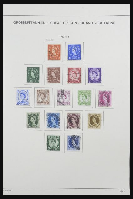 Stamp collection 31682 Great Britain 1953-2005.