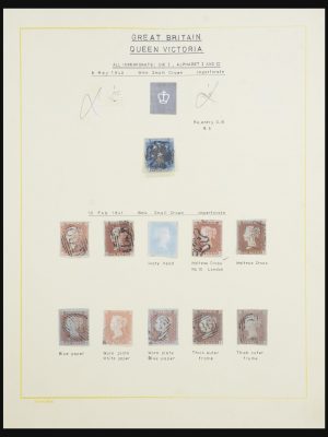 Stamp collection 31685 Great Britain 1840-1901.