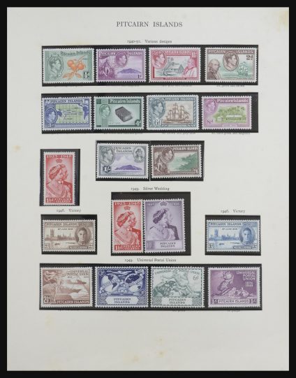 Stamp collection 31698 Pitcairn 1940-1992.