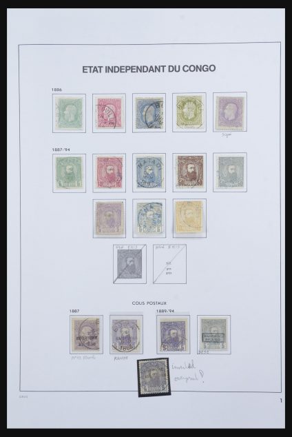 Stamp collection 31716 Belgian Congo 1886-1960.